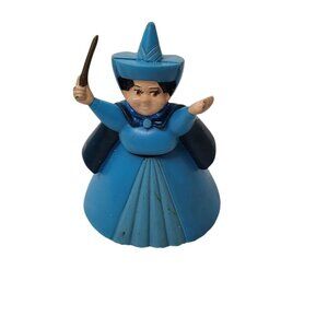 Disney Sleeping Beauty Merryweather Blue Fairy Godmother PVC Figure